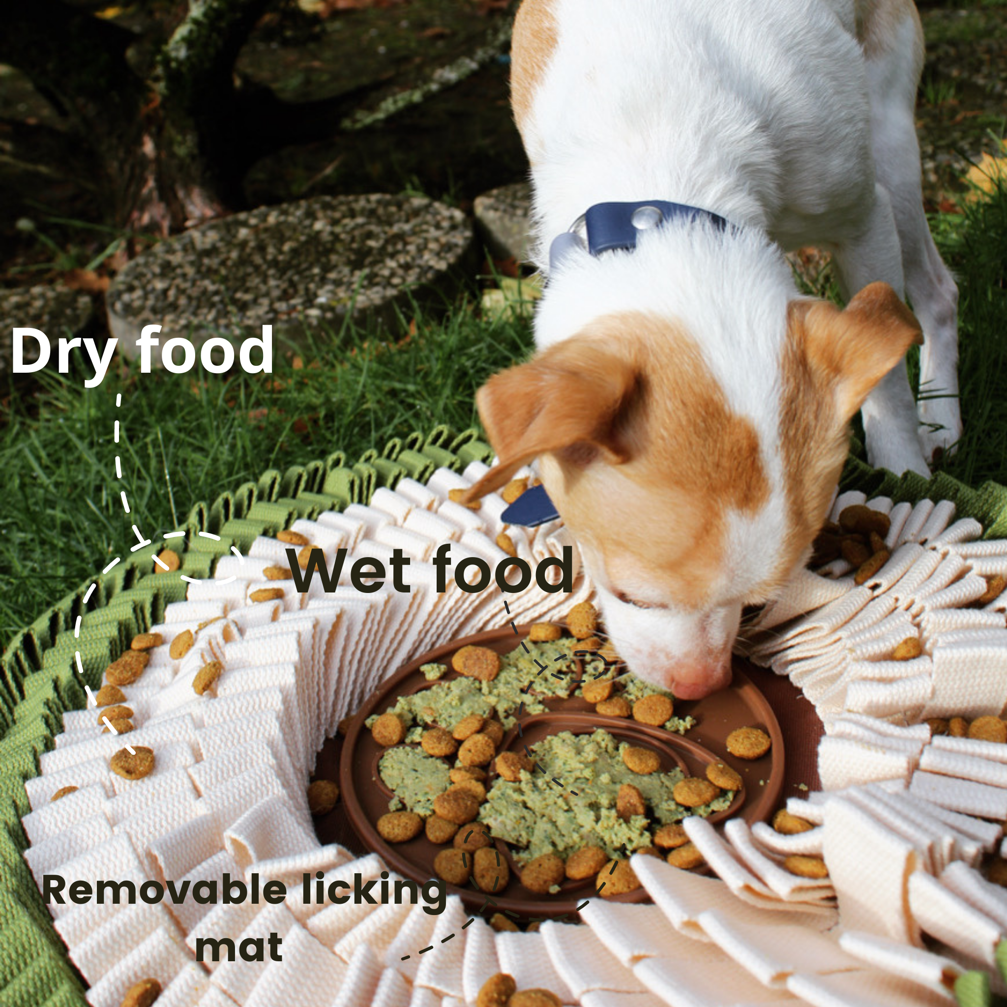 Freezable Dog Lick Mat — Slow Feeder for Calm, Cool Enrichment