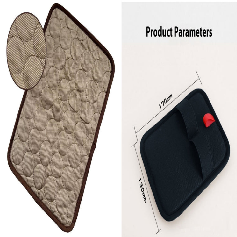Ice Silk Dog Cooling Mat — Self-Cooling, No Water or Refrigeration