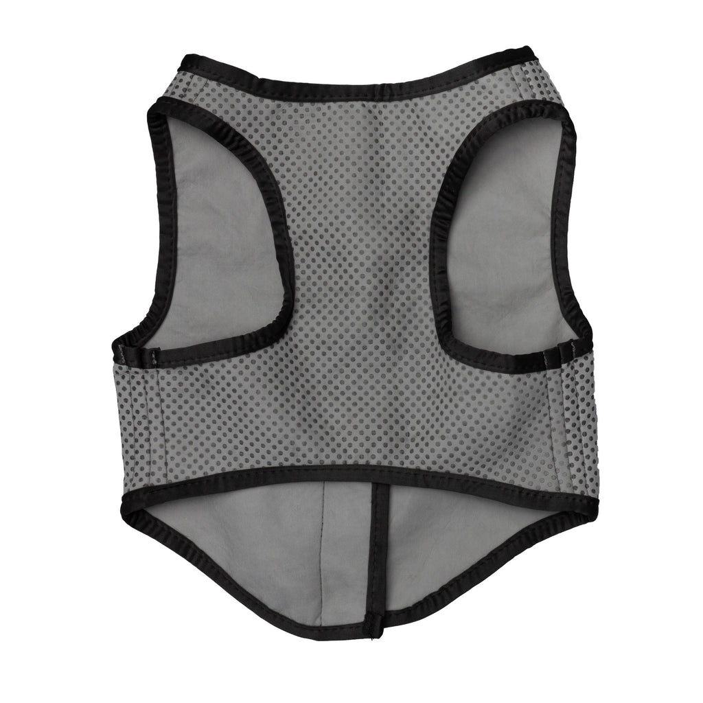 US Army Dog Cooling Vest — Reusable Ice Pack Body Wrap (Grey)