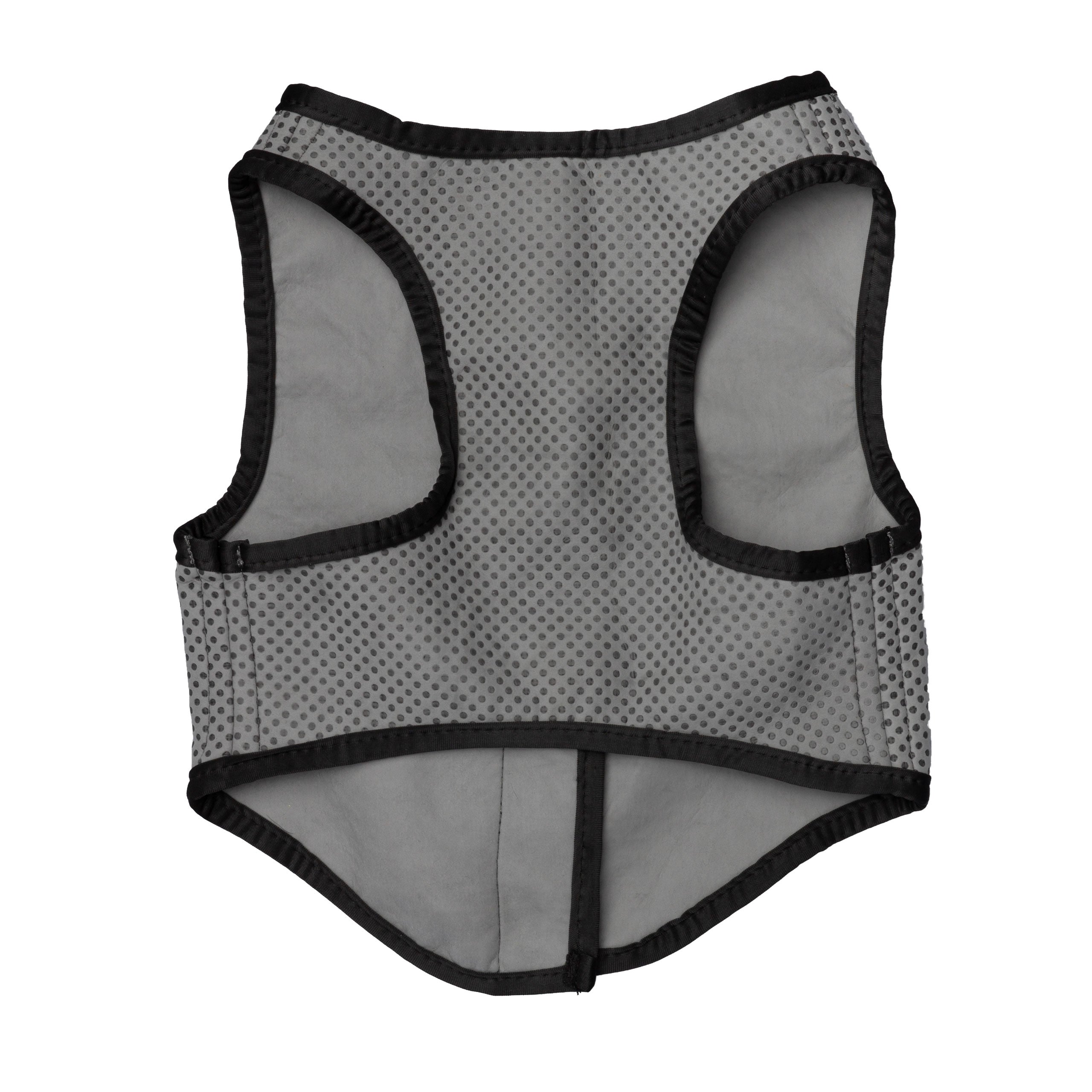 US Army Dog Cooling Vest — Reusable Ice Pack Body Wrap (Grey)